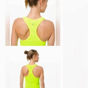 NWT Lululemon Swiftly Tech Racerback Highlight Yellow 6 RACE RUNNING RARE Perfec